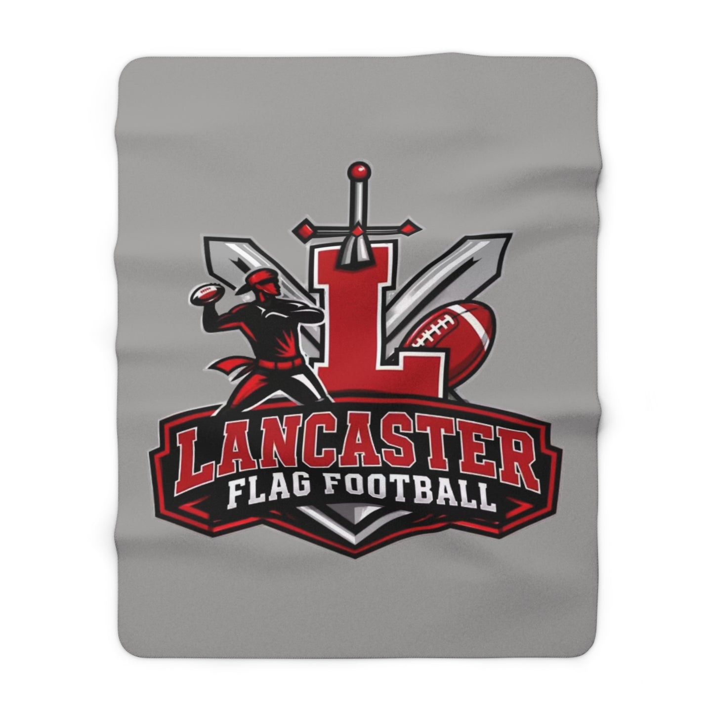 Lancaster Flag Football Sherpa Blanket