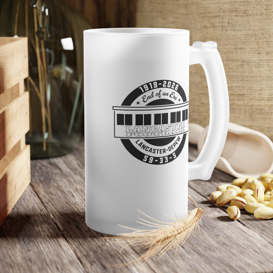 Lancaster Commemorative Frosted Glass Mug