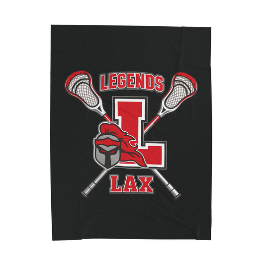 Legends Lax Velveteen Plush Blanket
