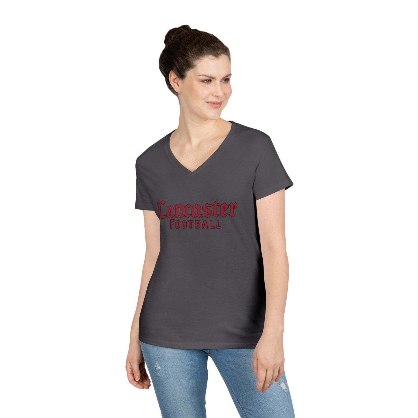 Lancaster Football Ladies' V-Neck T-Shirt