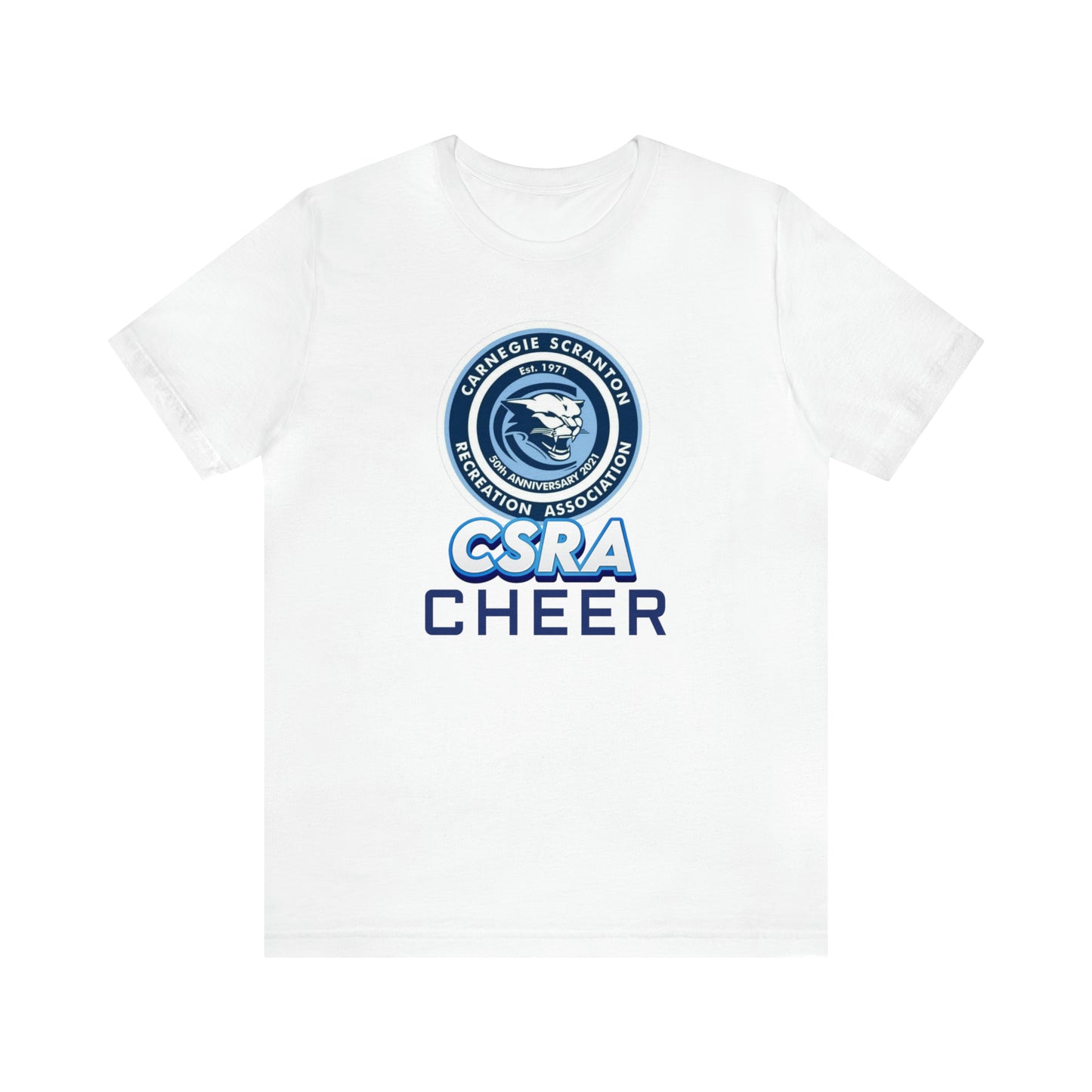 CSRA Cheer Unisex Jersey Short Sleeve Tee