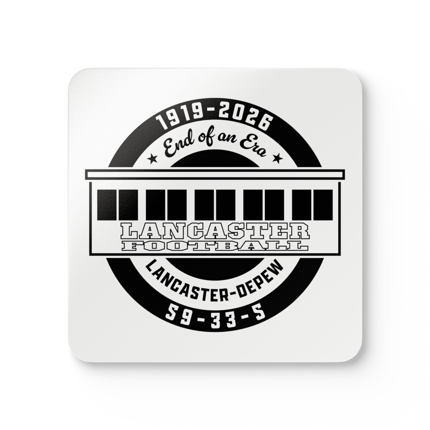 Lancaster End of an Era Custom Cork Coaster Set