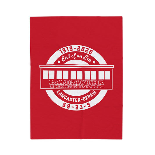 Lancaster Commemorative Velveteen Blanket