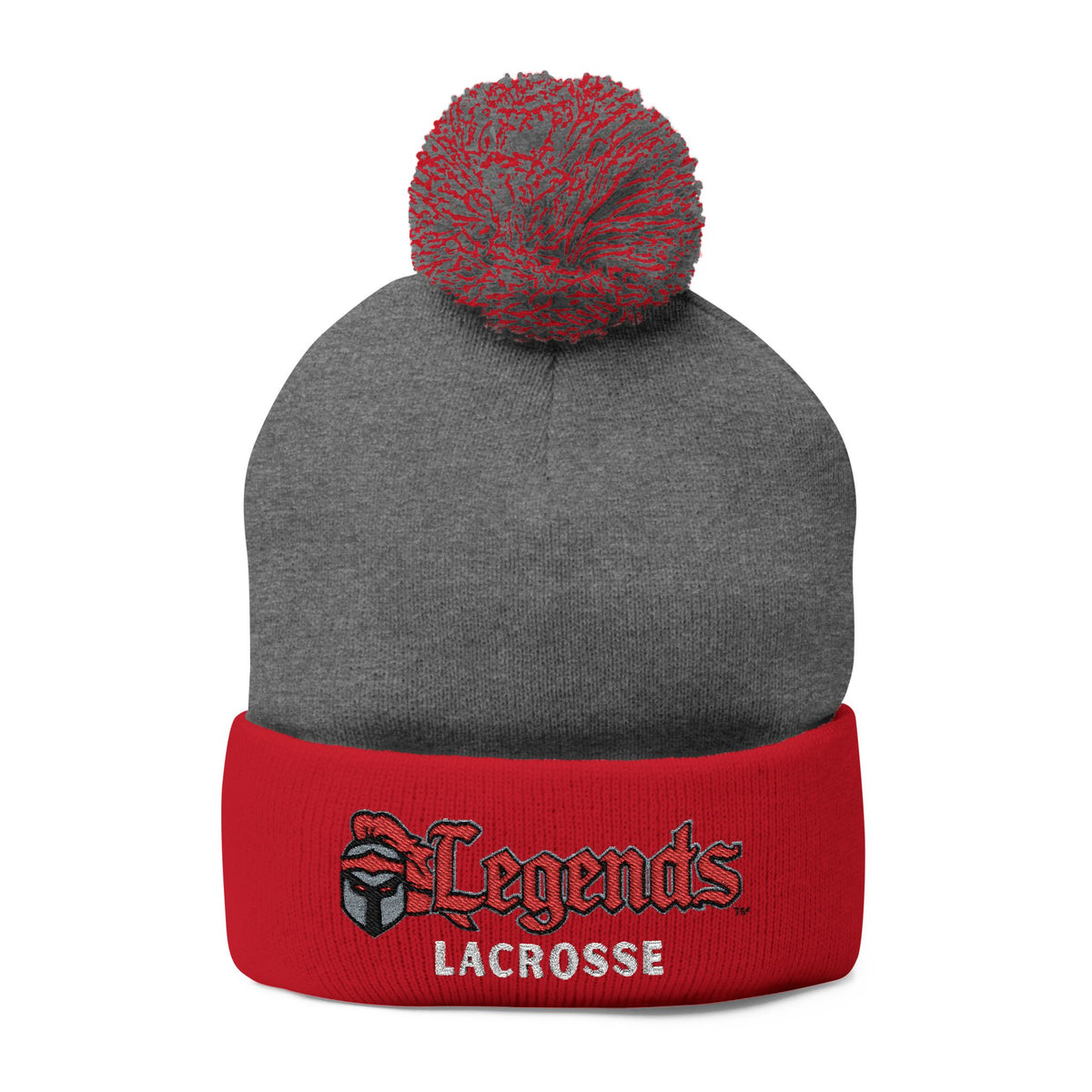 Legends Lacrosse Pom-Pom Knit Cap (Embroidery)