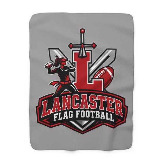 Lancaster Girl's Flag Football Sherpa Blanket
