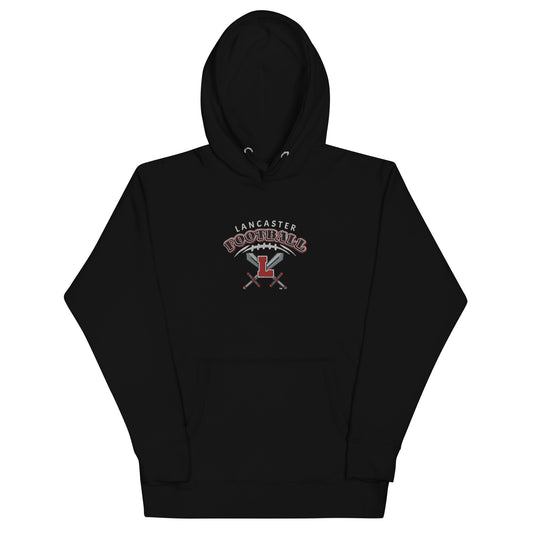 Embroidered Lancaster Football Hoodie