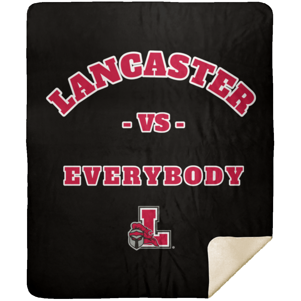Lancaster VS Everybody Mink Sherpa Blanket 50x60