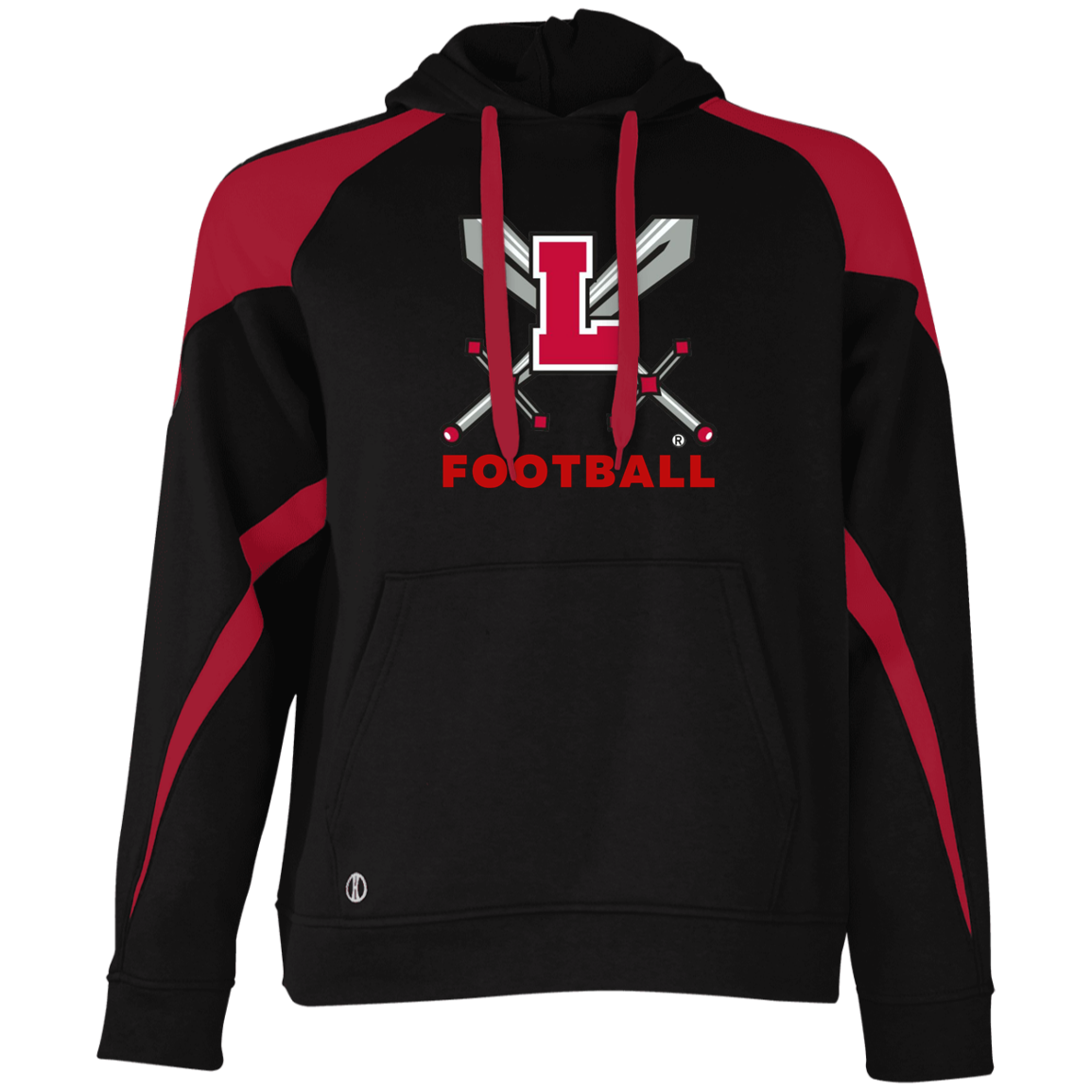 Lancaster Athletic Colorblock Fleece Hoodie