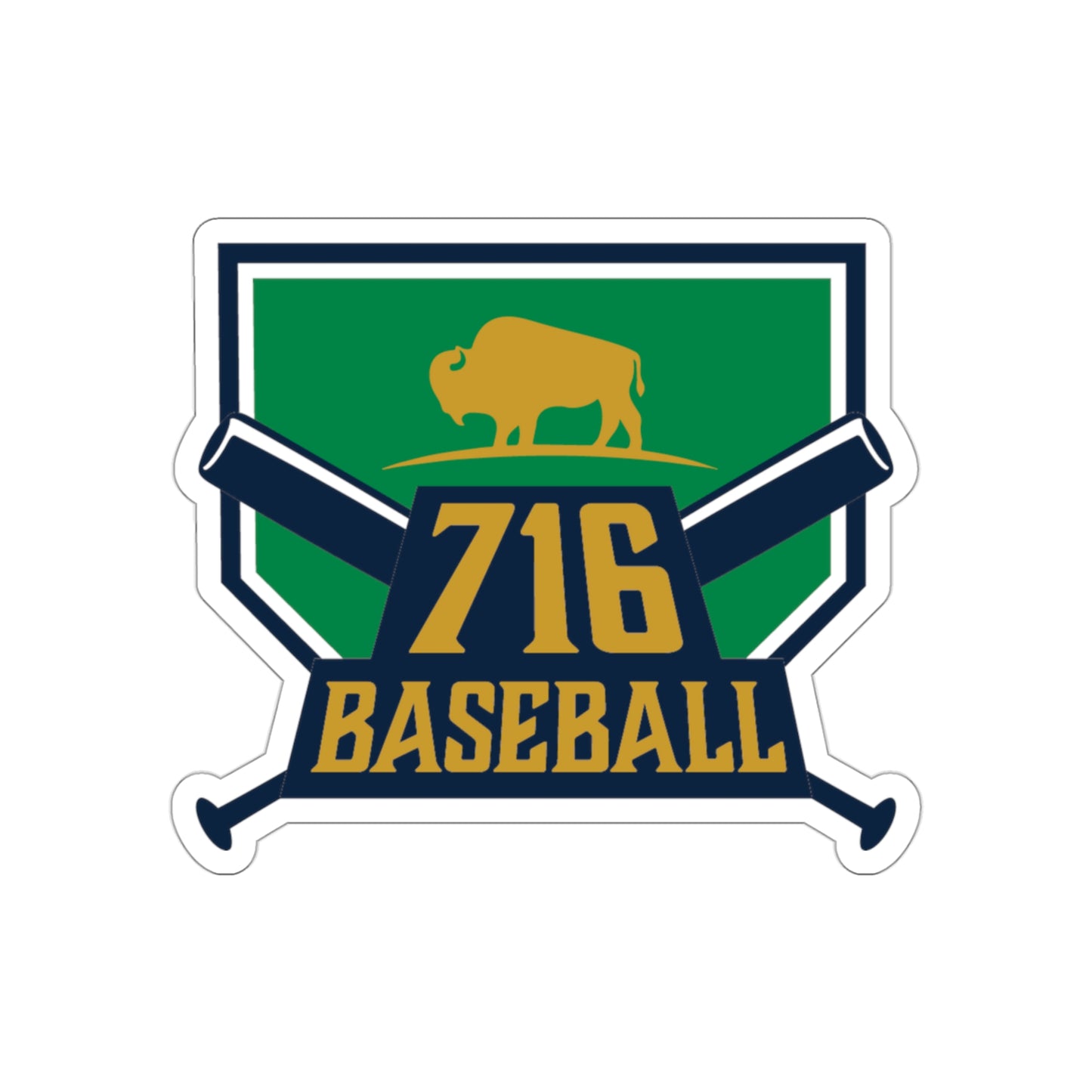 716 Baseball Die-Cut Stickers