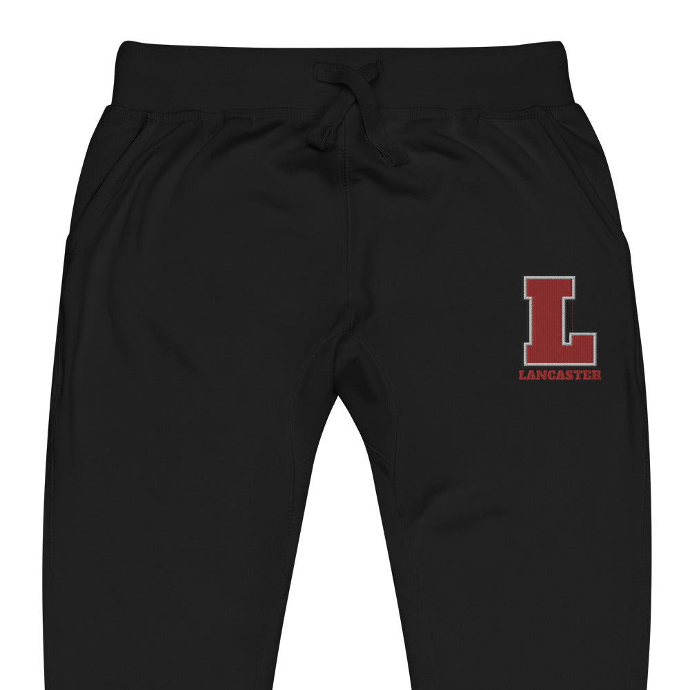 Lancaster Embroidered Unisex fleece sweatpants