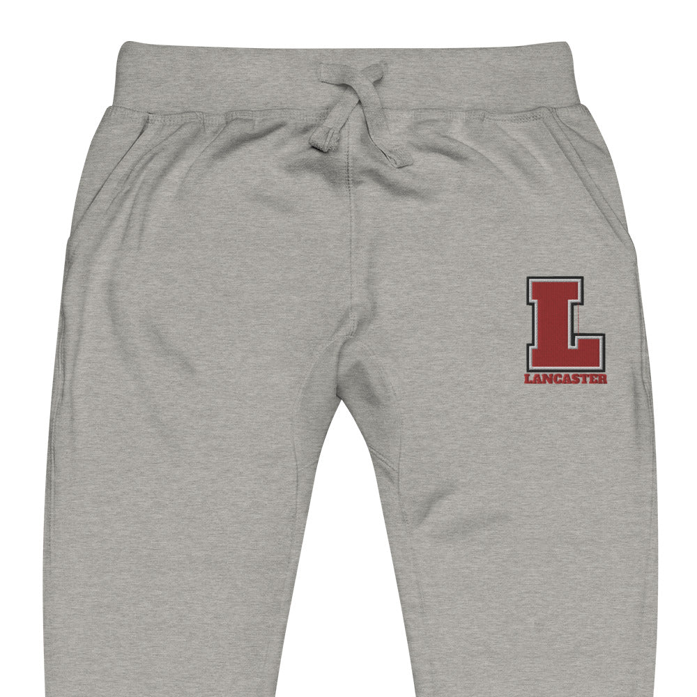 Lancaster Embroidered Unisex fleece sweatpants