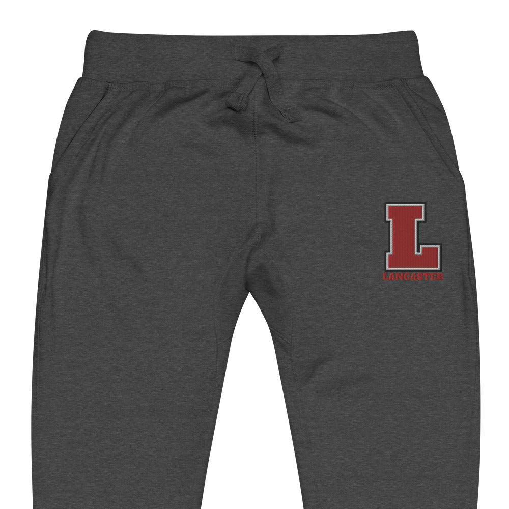 Lancaster Embroidered Unisex fleece sweatpants