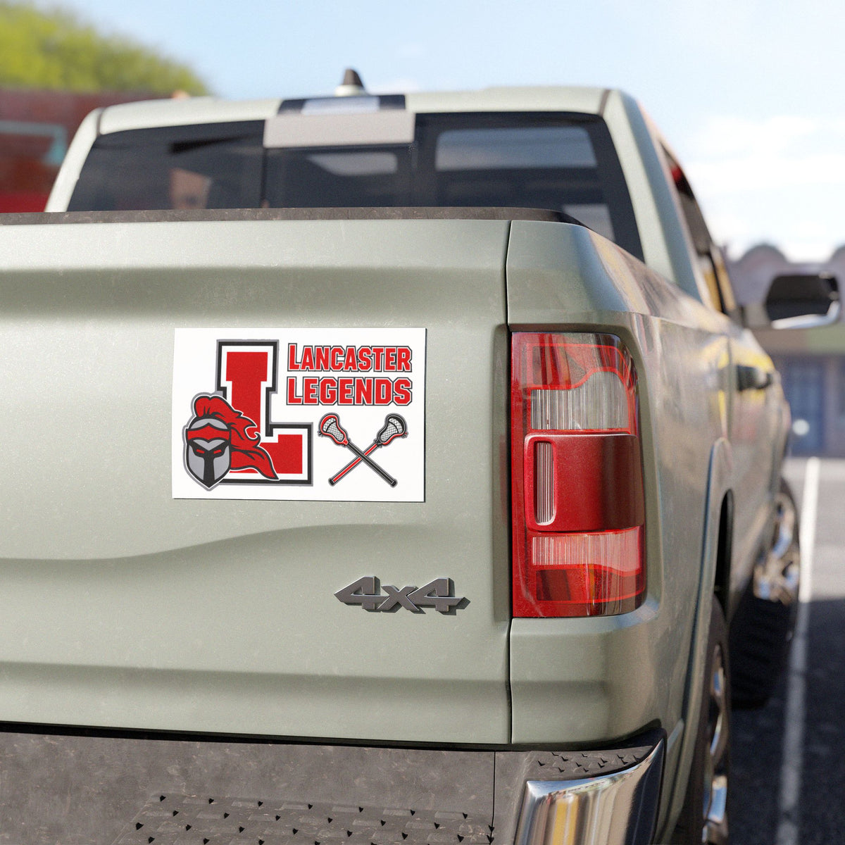 Legends Lax Car Magnet