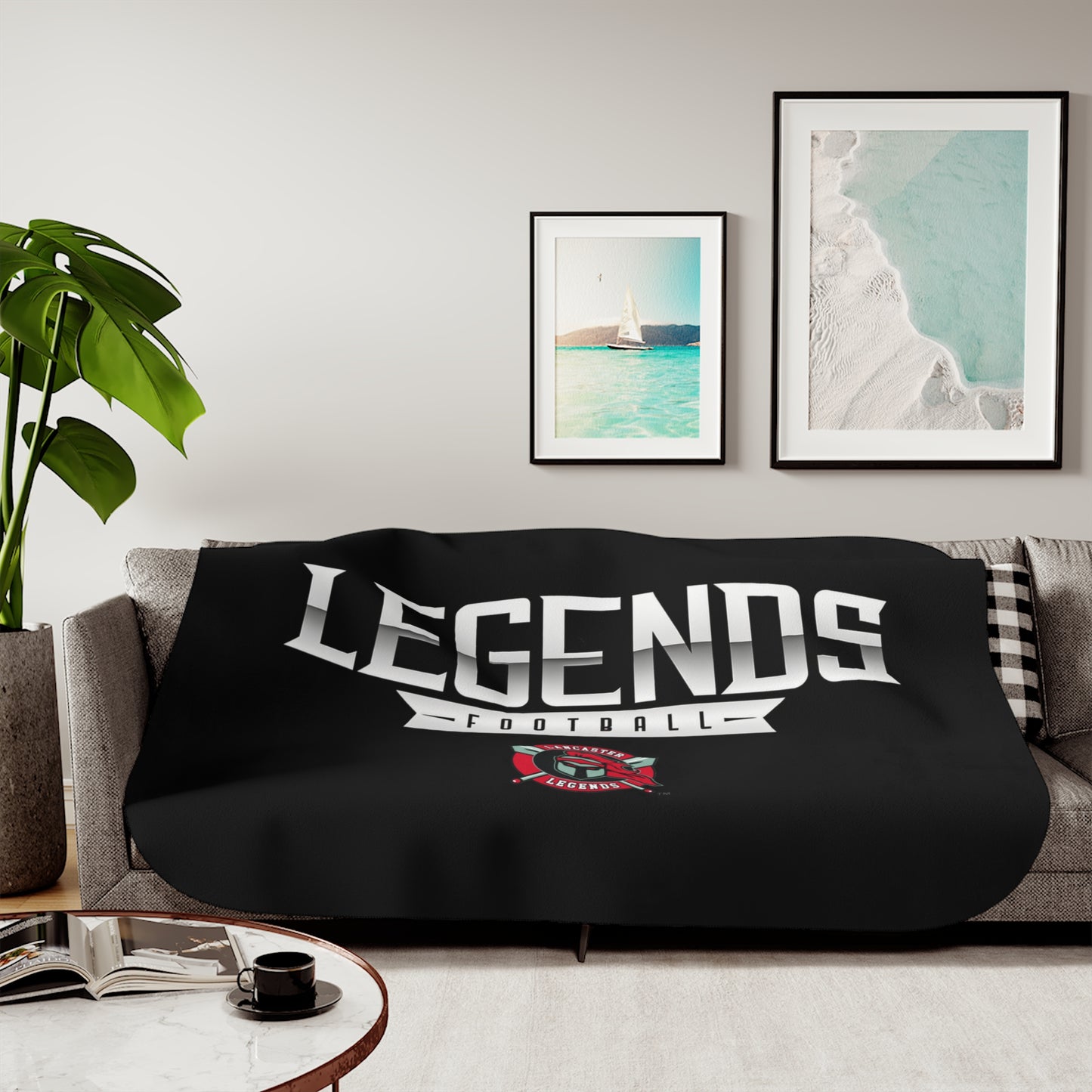 Legends Football Sherpa Blanket — Cozy Fleece