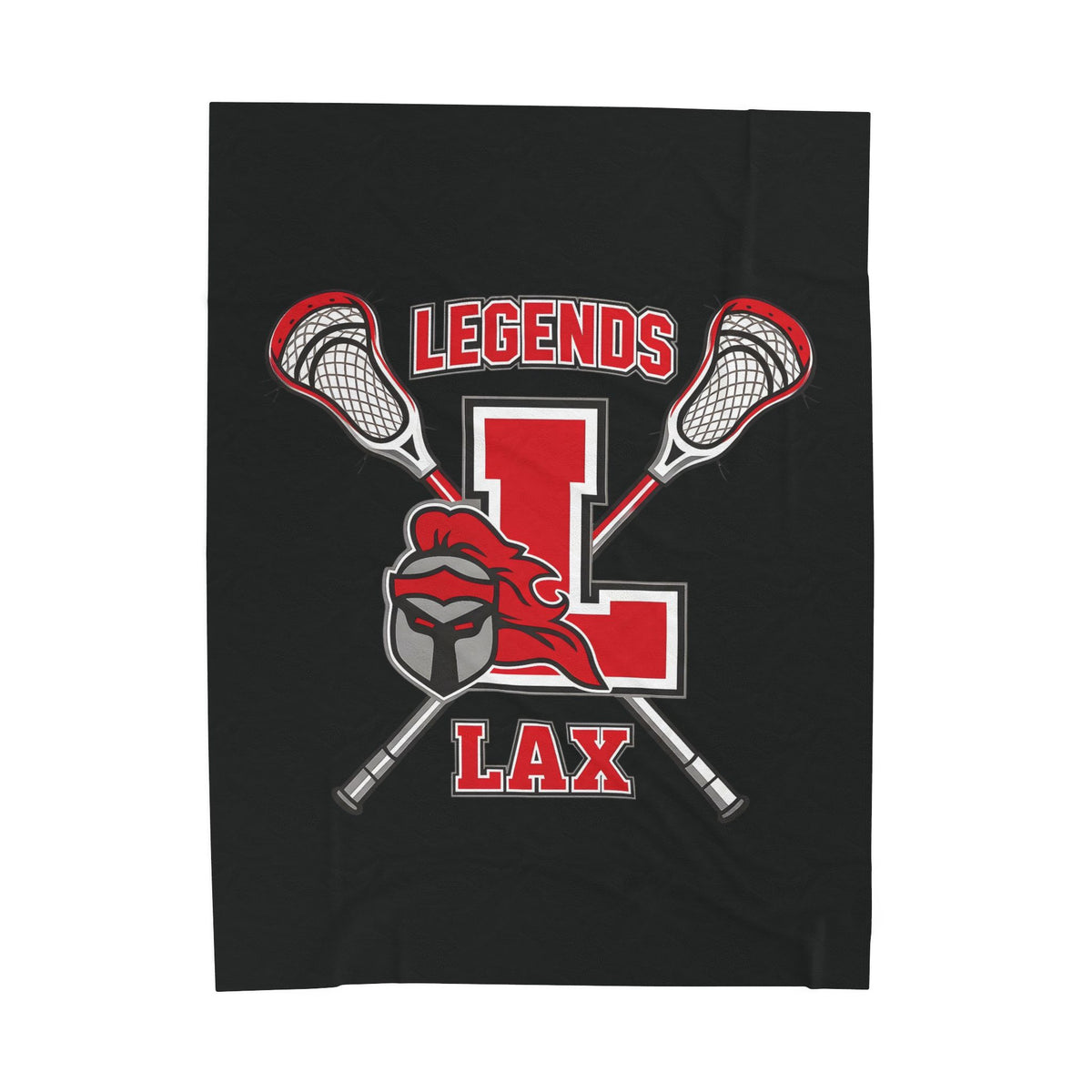 Legends Lax Velveteen Plush Blanket
