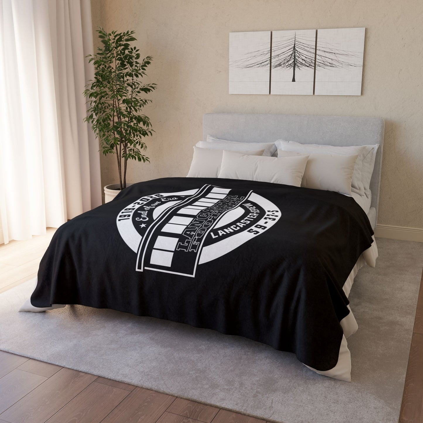 Lancaster Commemorative Cozy Sherpa Blanket