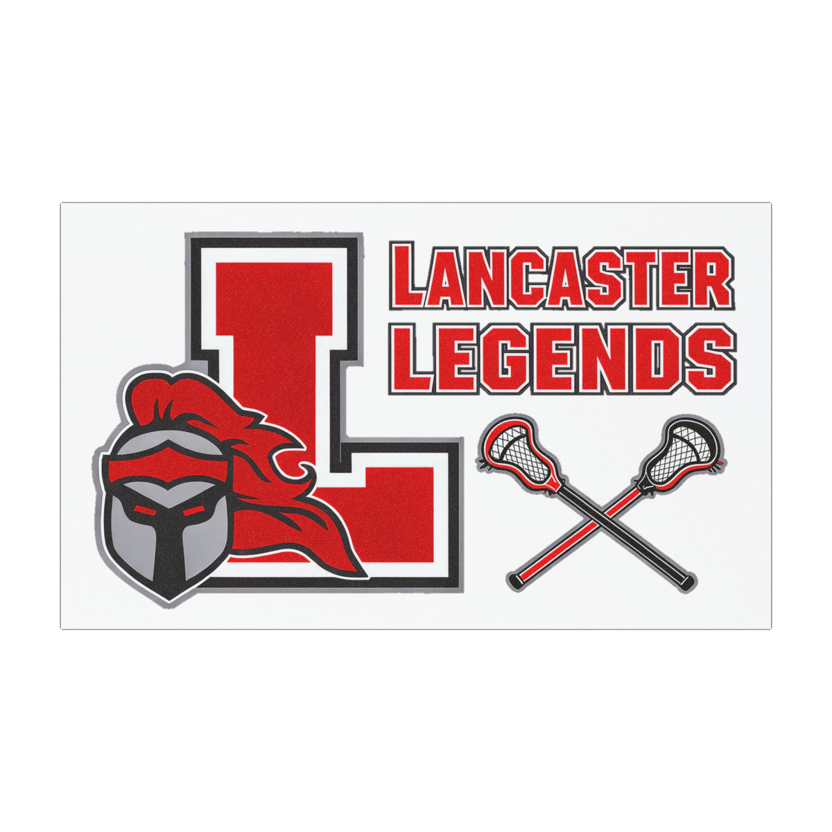 Legends Lax Car Magnet
