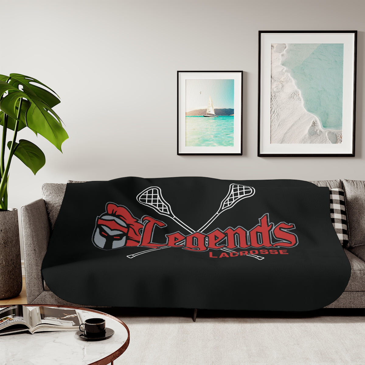 Legends Lacrosse Sherpa Blanket
