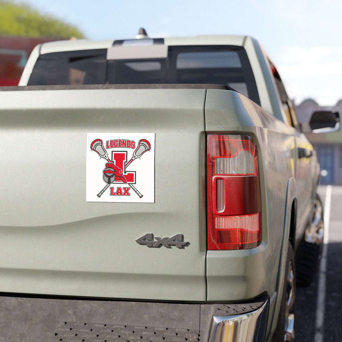 Legends Lax Car Magnet