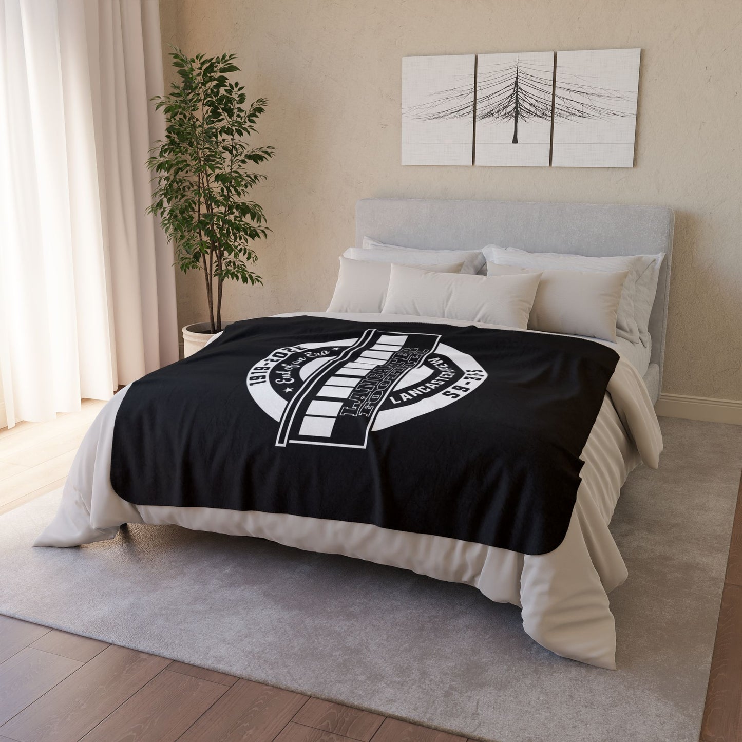 Lancaster Commemorative Cozy Sherpa Blanket