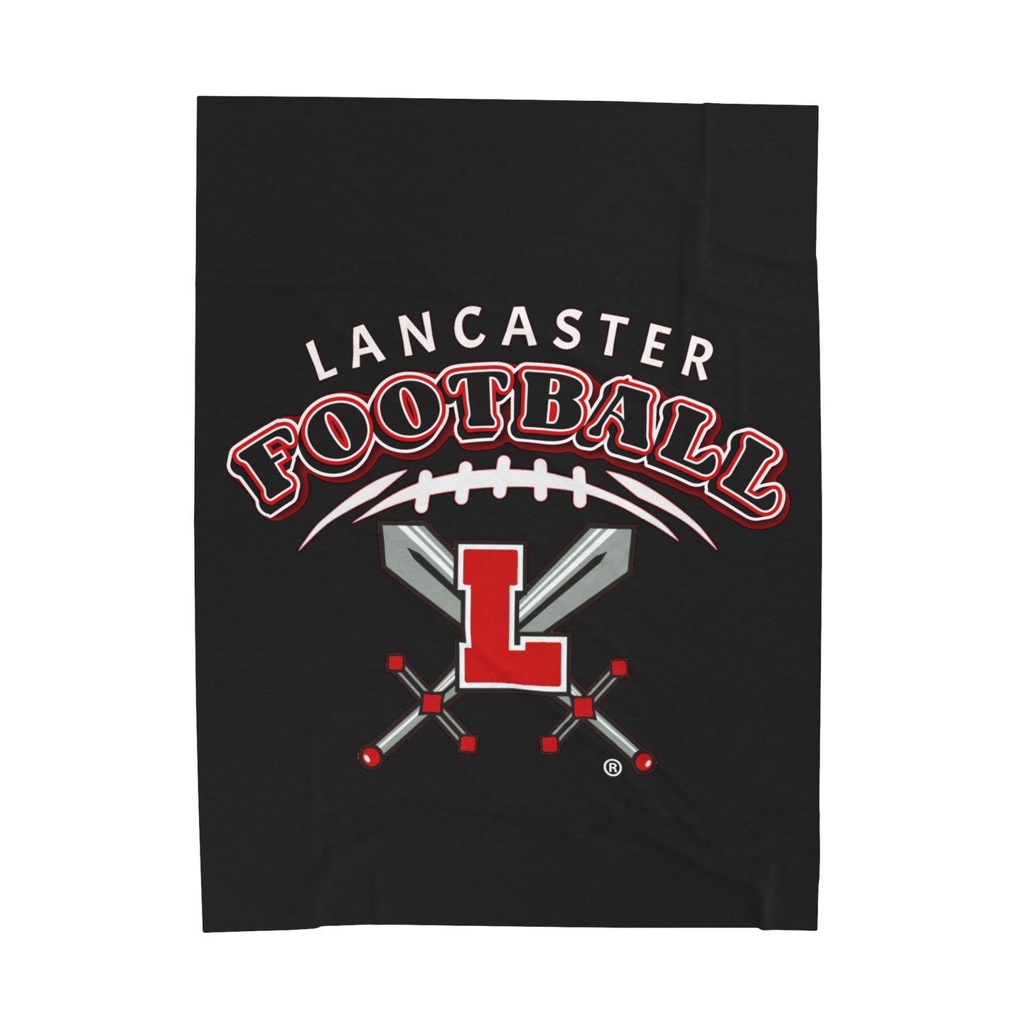 Lancaster Football Velveteen Plush Blanket