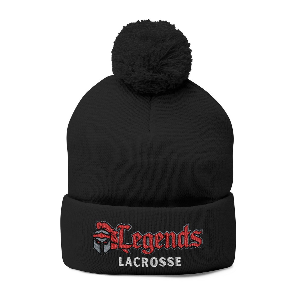Legends Lacrosse Pom-Pom Knit Cap (Embroidery)