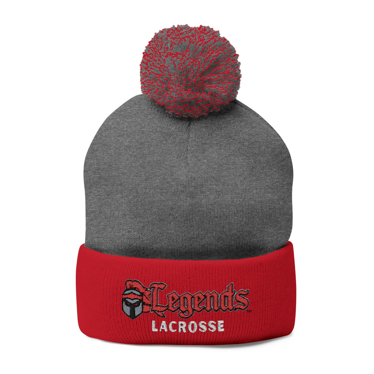 Legends Lacrosse Pom-Pom Knit Cap (Embroidery)