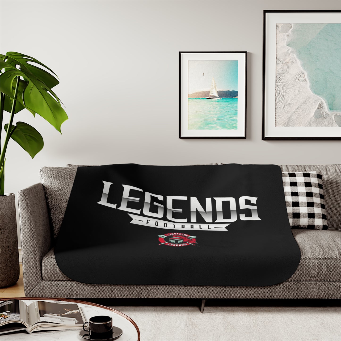Legends Football Sherpa Blanket — Cozy Fleece
