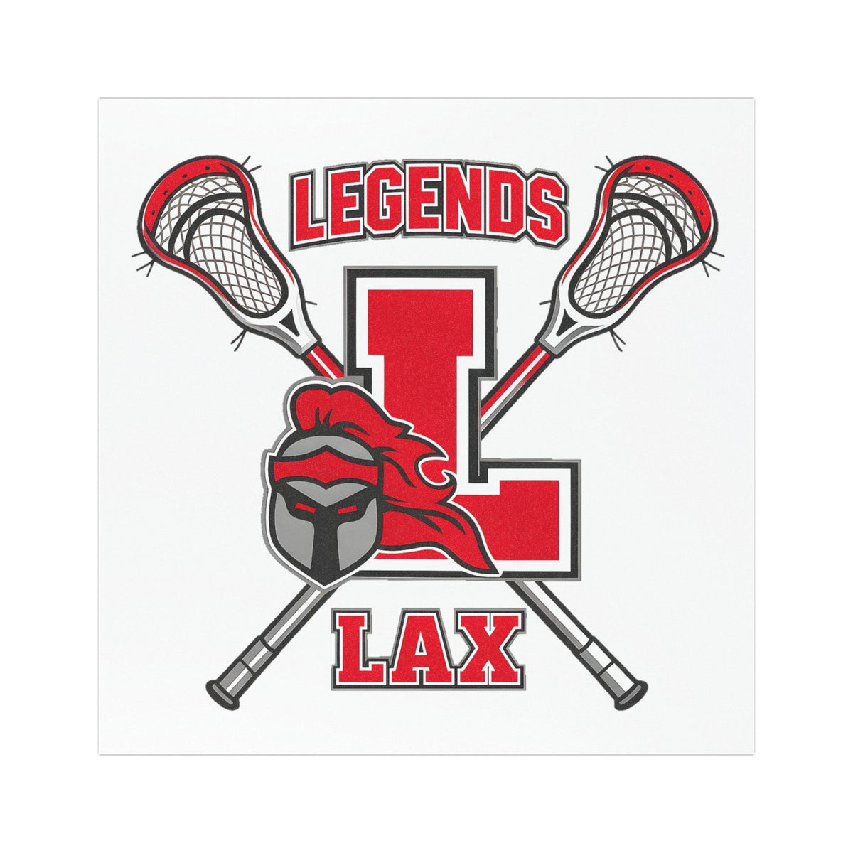 Legends Lax Car Magnet