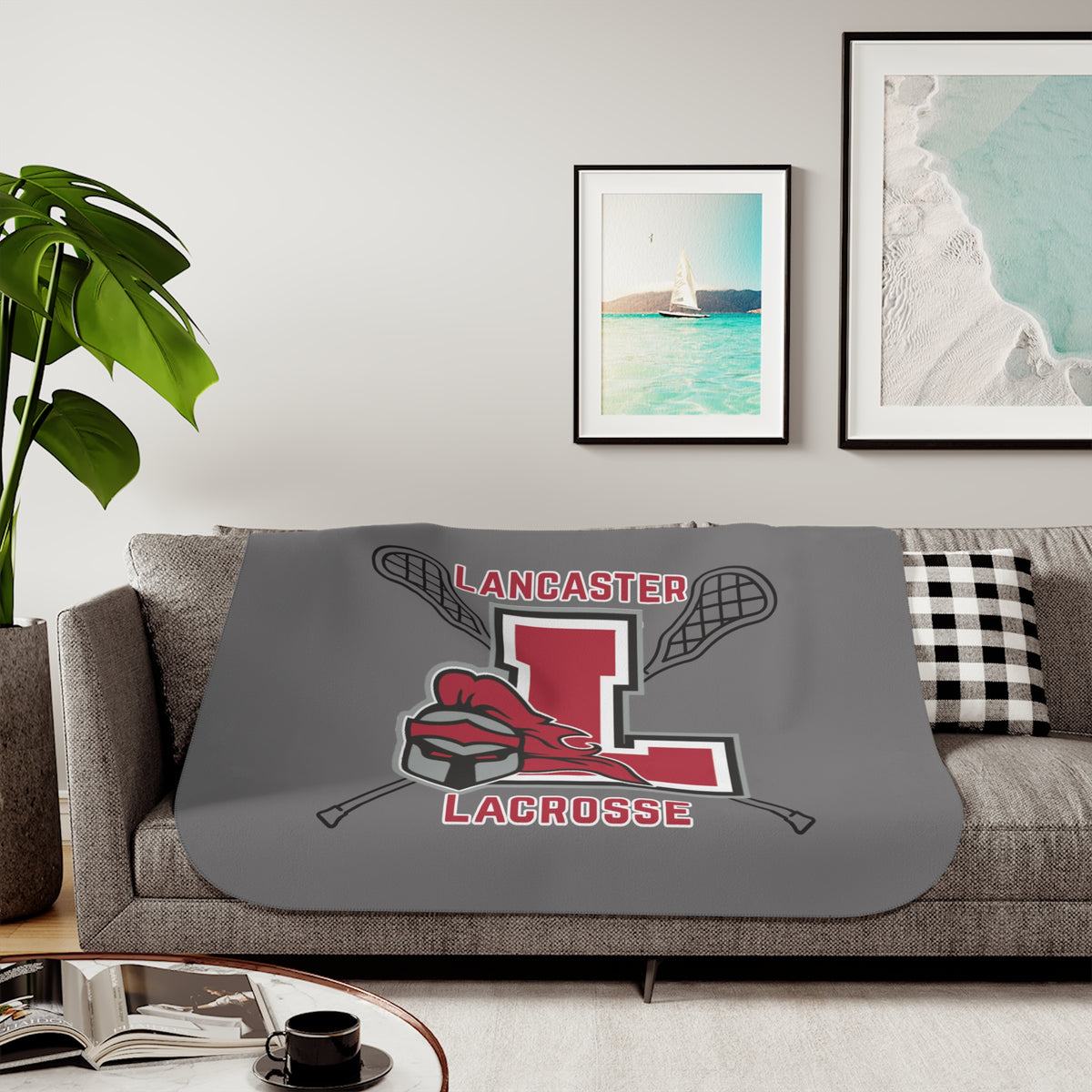 Lancaster Lacrosse Sherpa Blanket