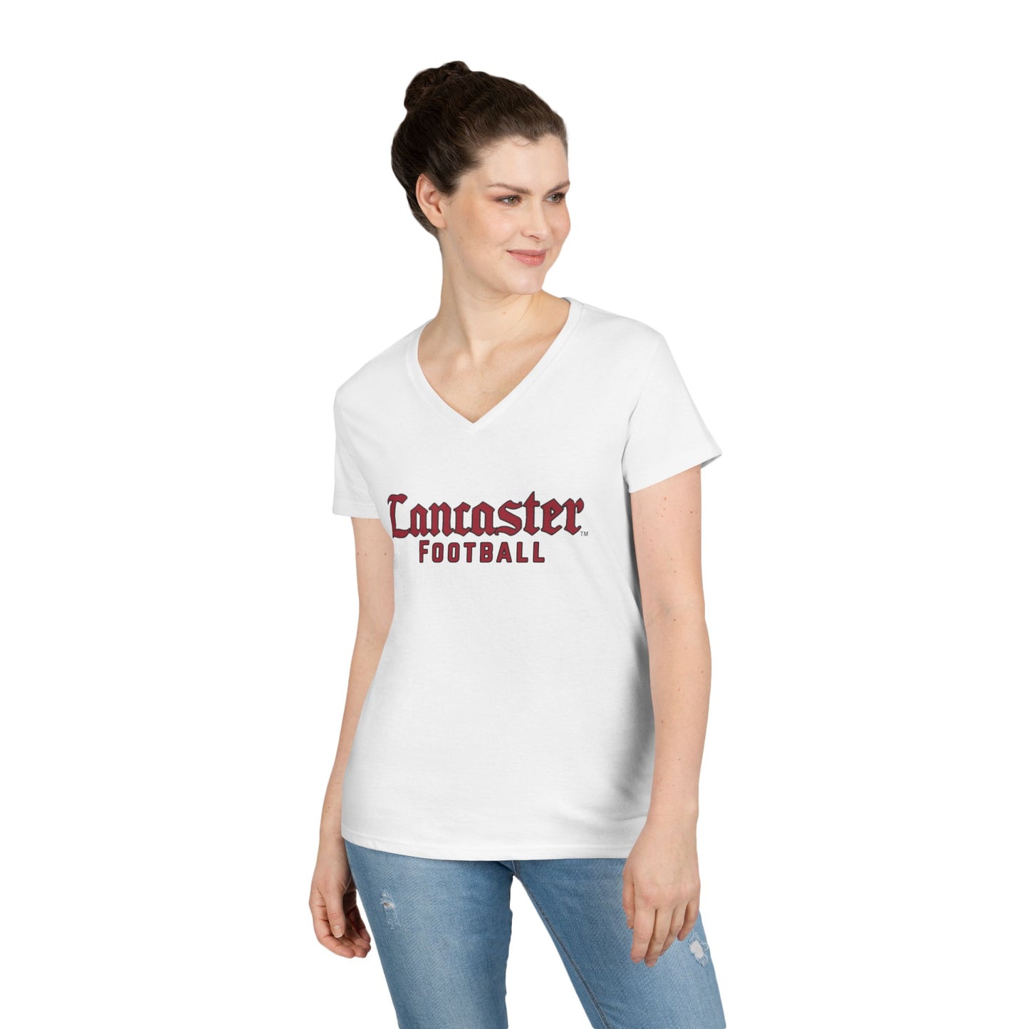 Lancaster Football Ladies' V-Neck T-Shirt