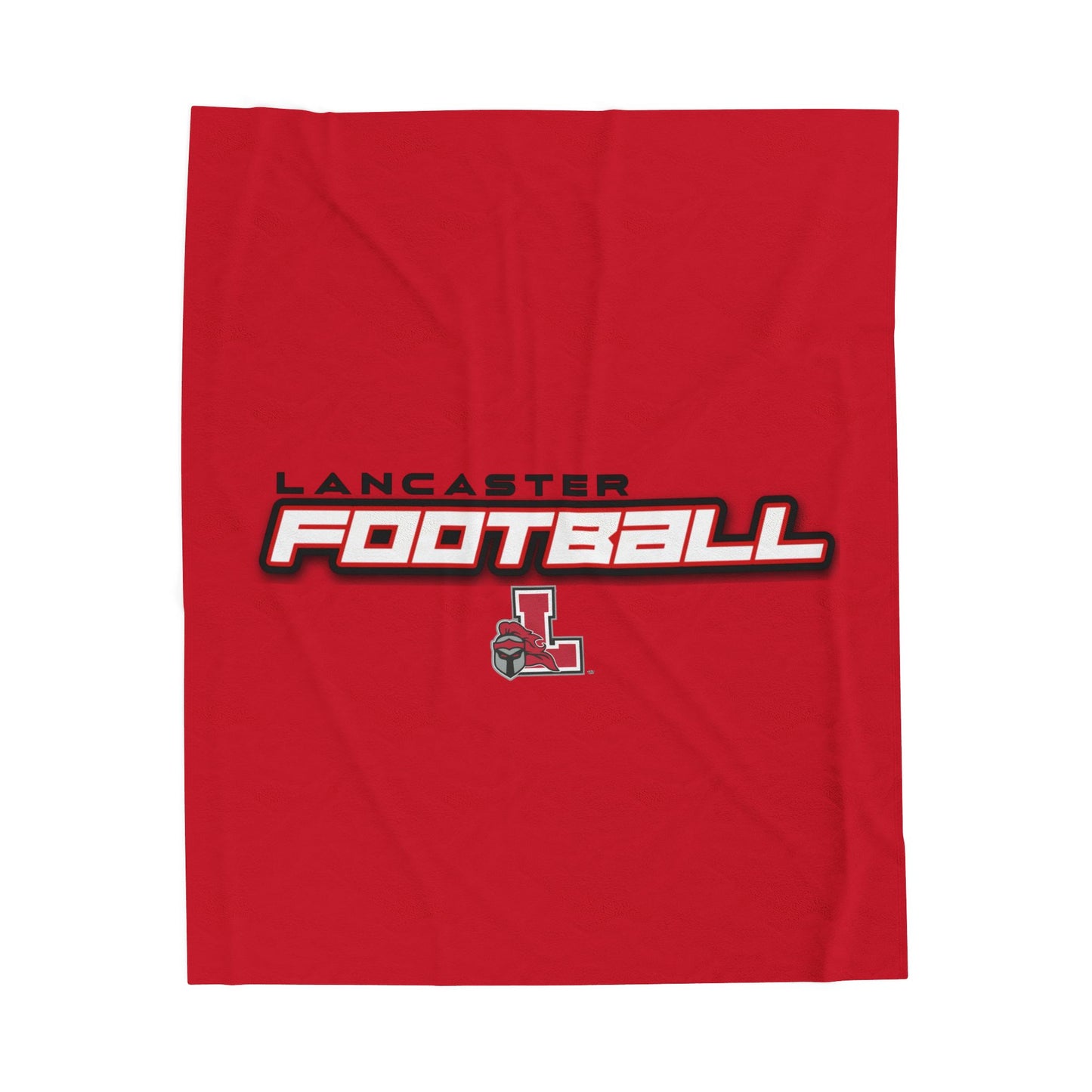 Lancaster Football Velveteen Plush Blanket
