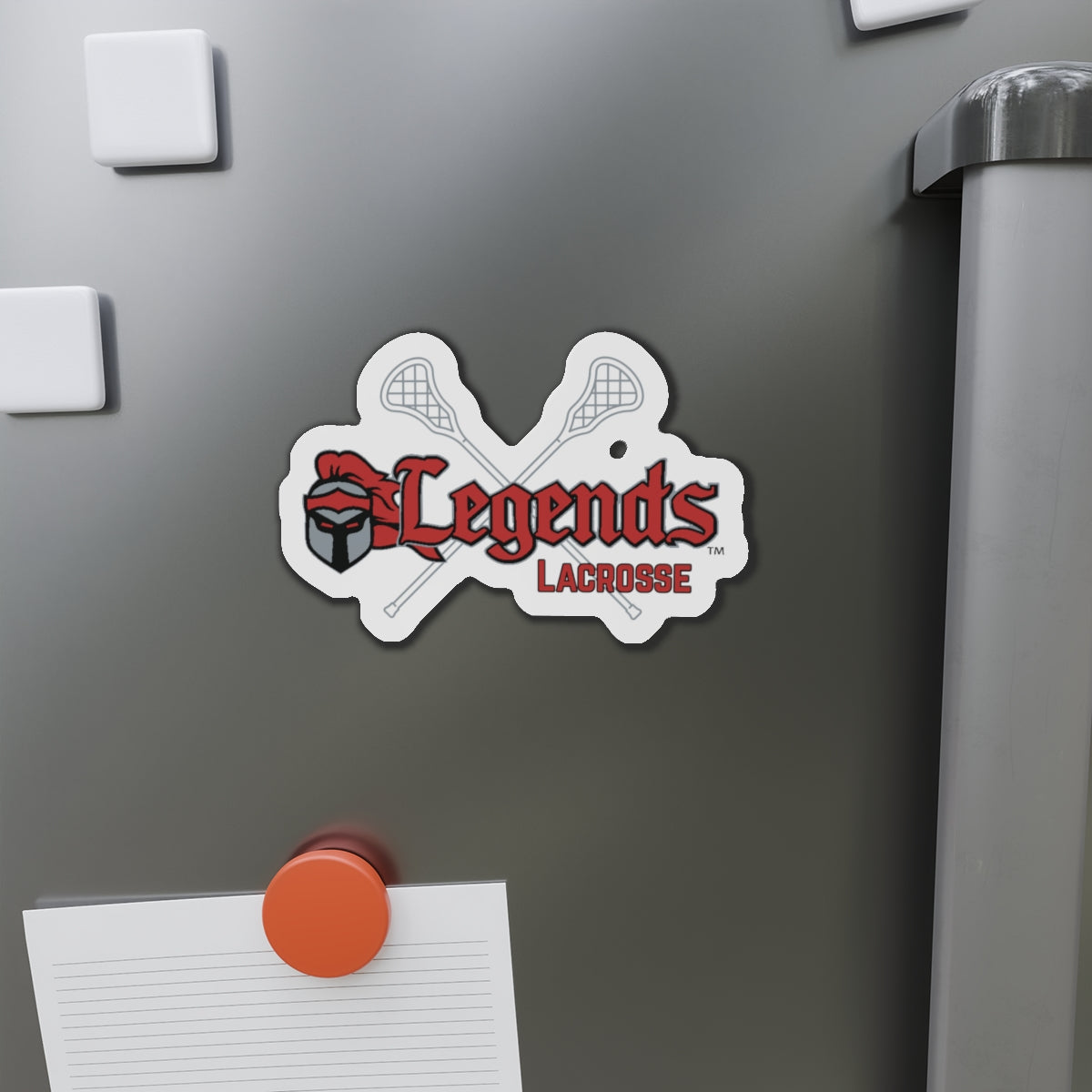 Legends Lax Sword Die-Cut Magnet