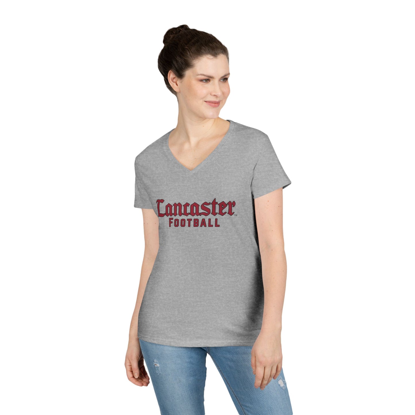 Lancaster Football Ladies' V-Neck T-Shirt