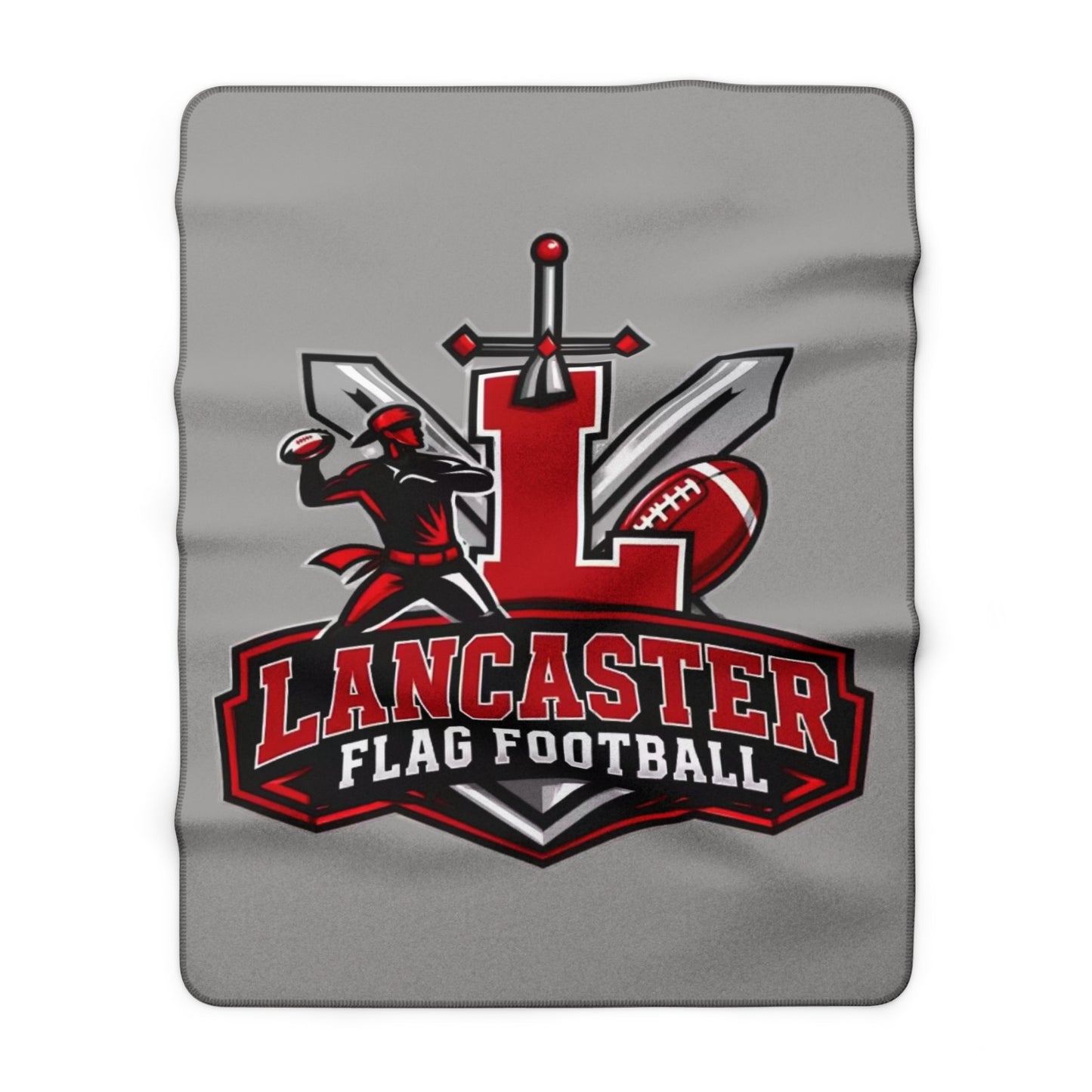 Lancaster Flag Football Sherpa Blanket