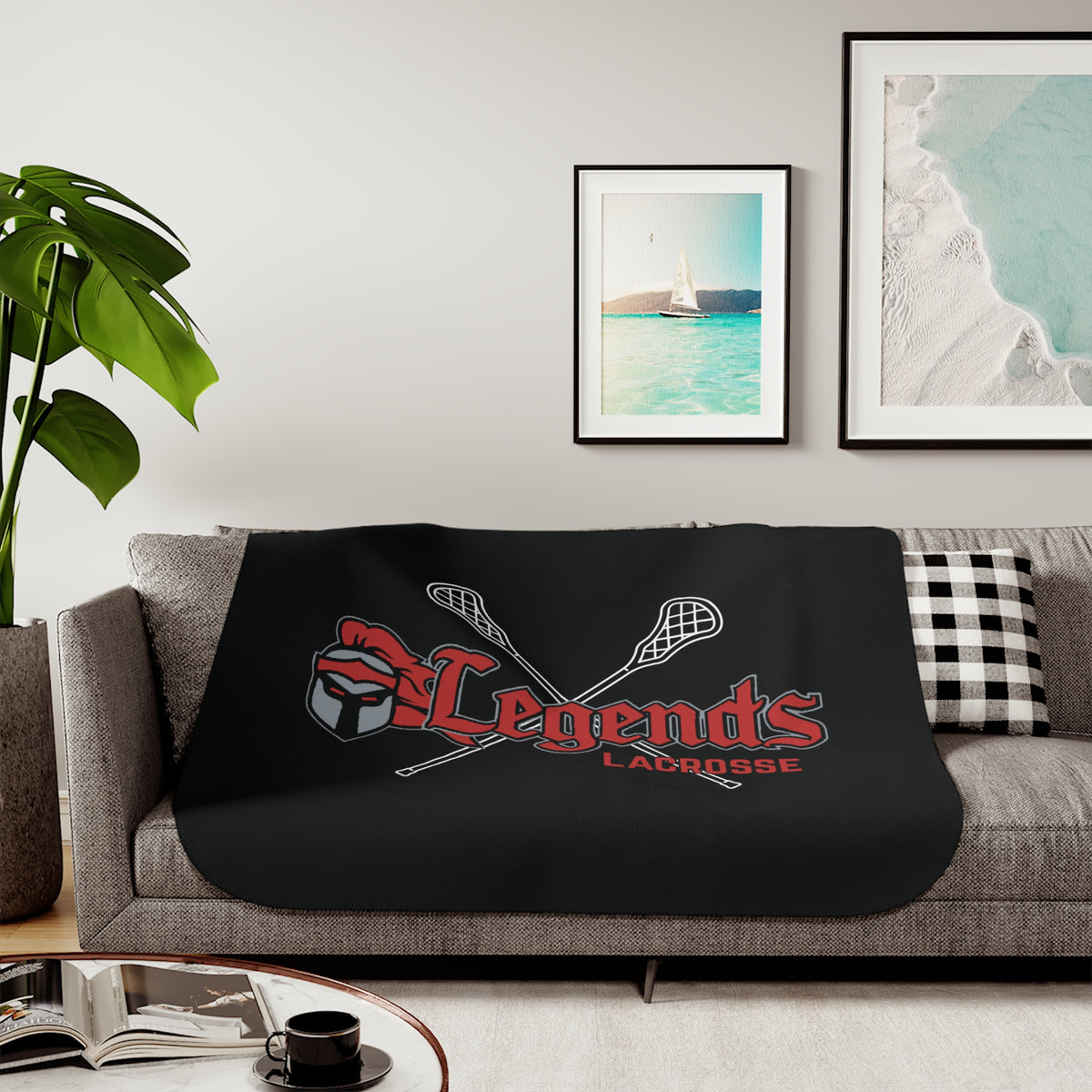 Legends Lacrosse Sherpa Blanket
