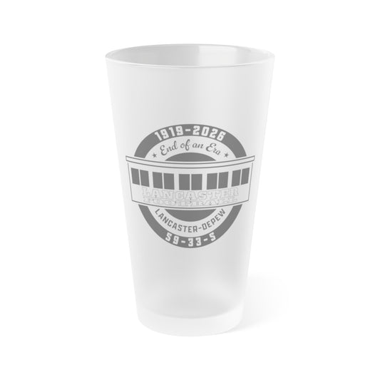 Lancaster Commemorative Frosted Pint Glass