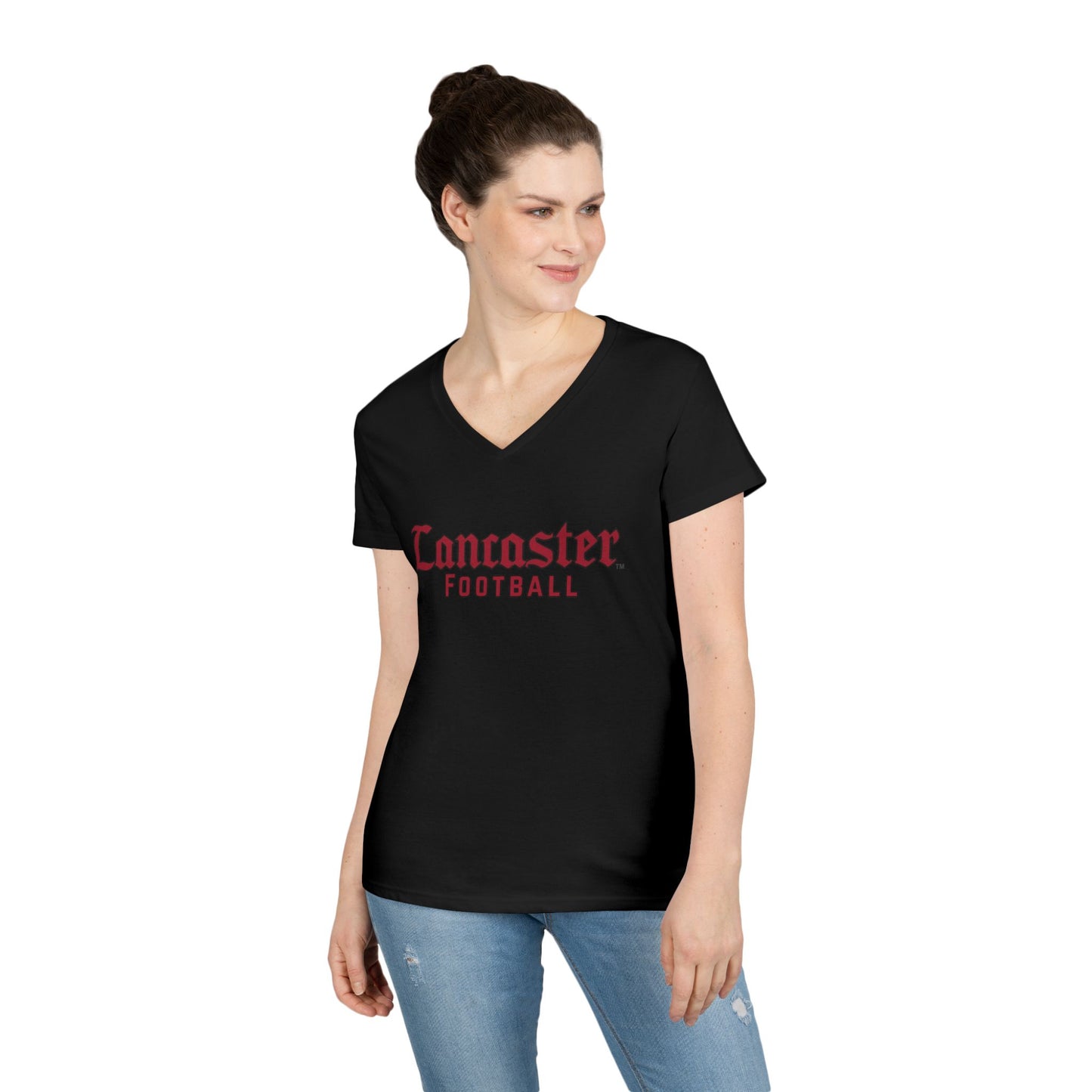 Lancaster Football Ladies' V-Neck T-Shirt