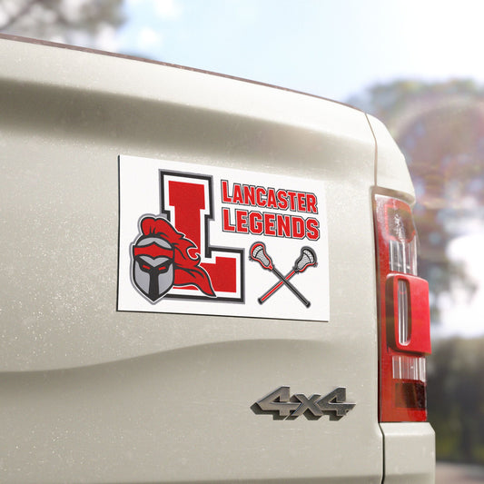 Legends Lax Car Magnet