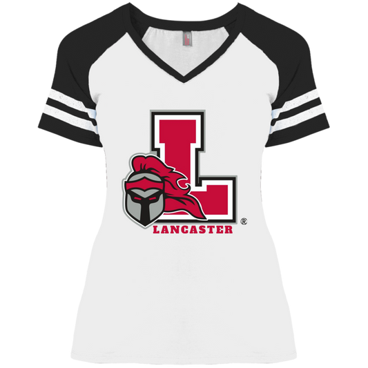 Lancaster Ladies' Game V-Neck T-Shirt