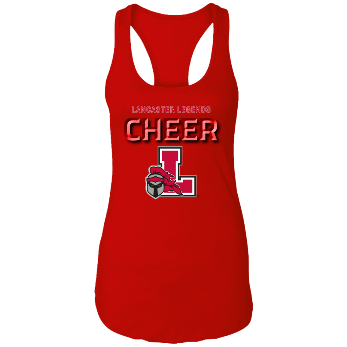 Lancaster Cheer Ladies Ideal Racerback Tank