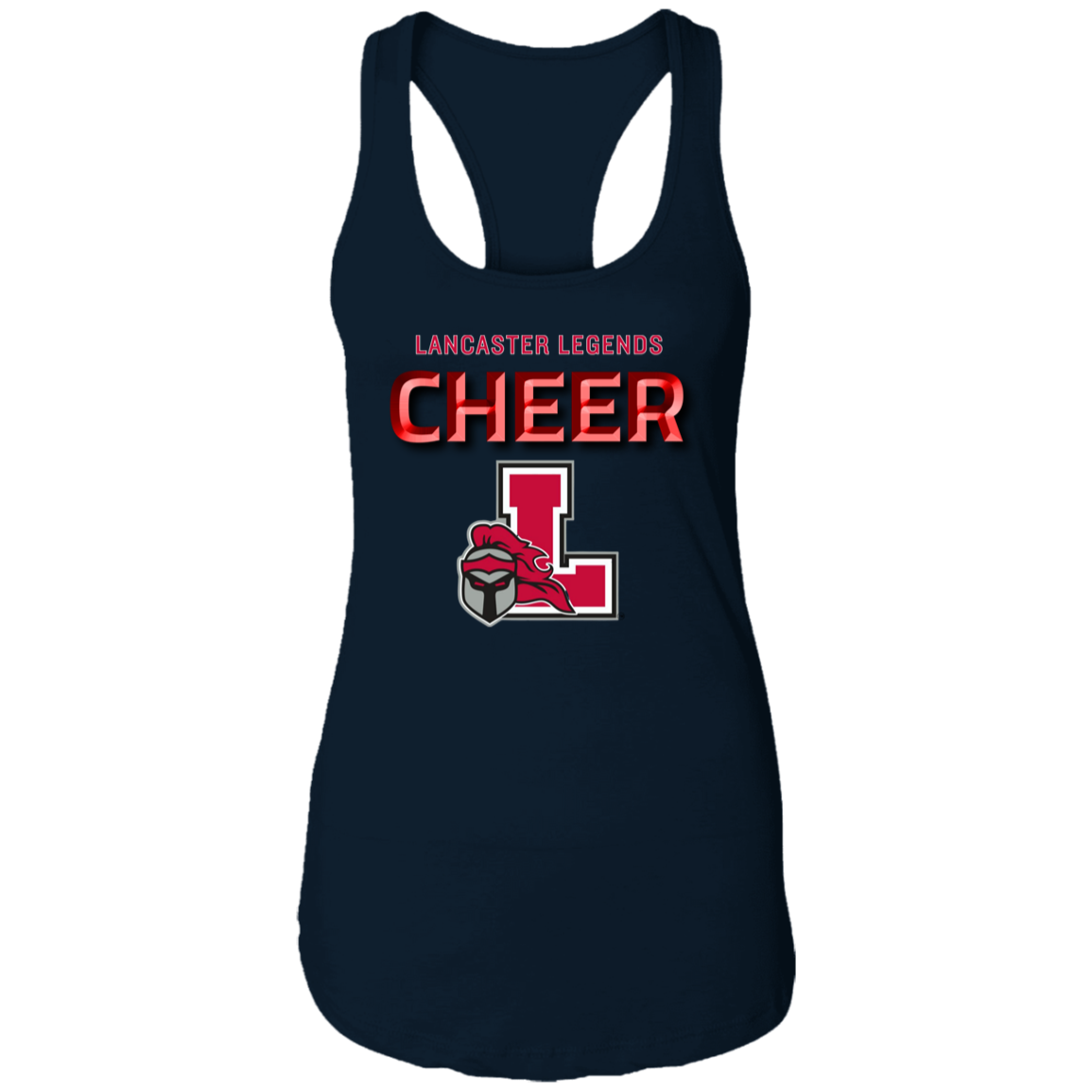 Lancaster Cheer Ladies Ideal Racerback Tank