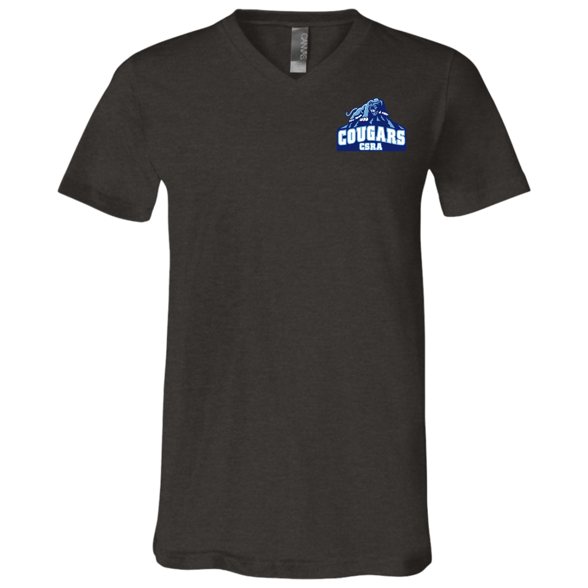 Cougars Unisex Jersey SS V-Neck T-Shirt