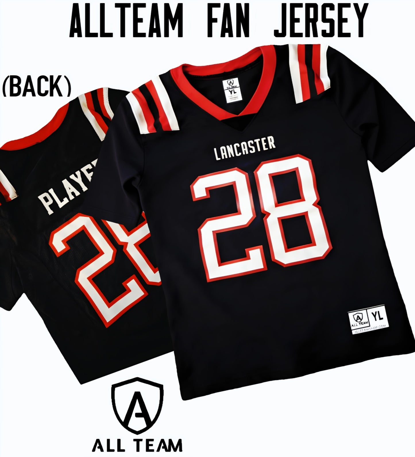 Lancaster Legends High School CUSTOM Fan Jersey